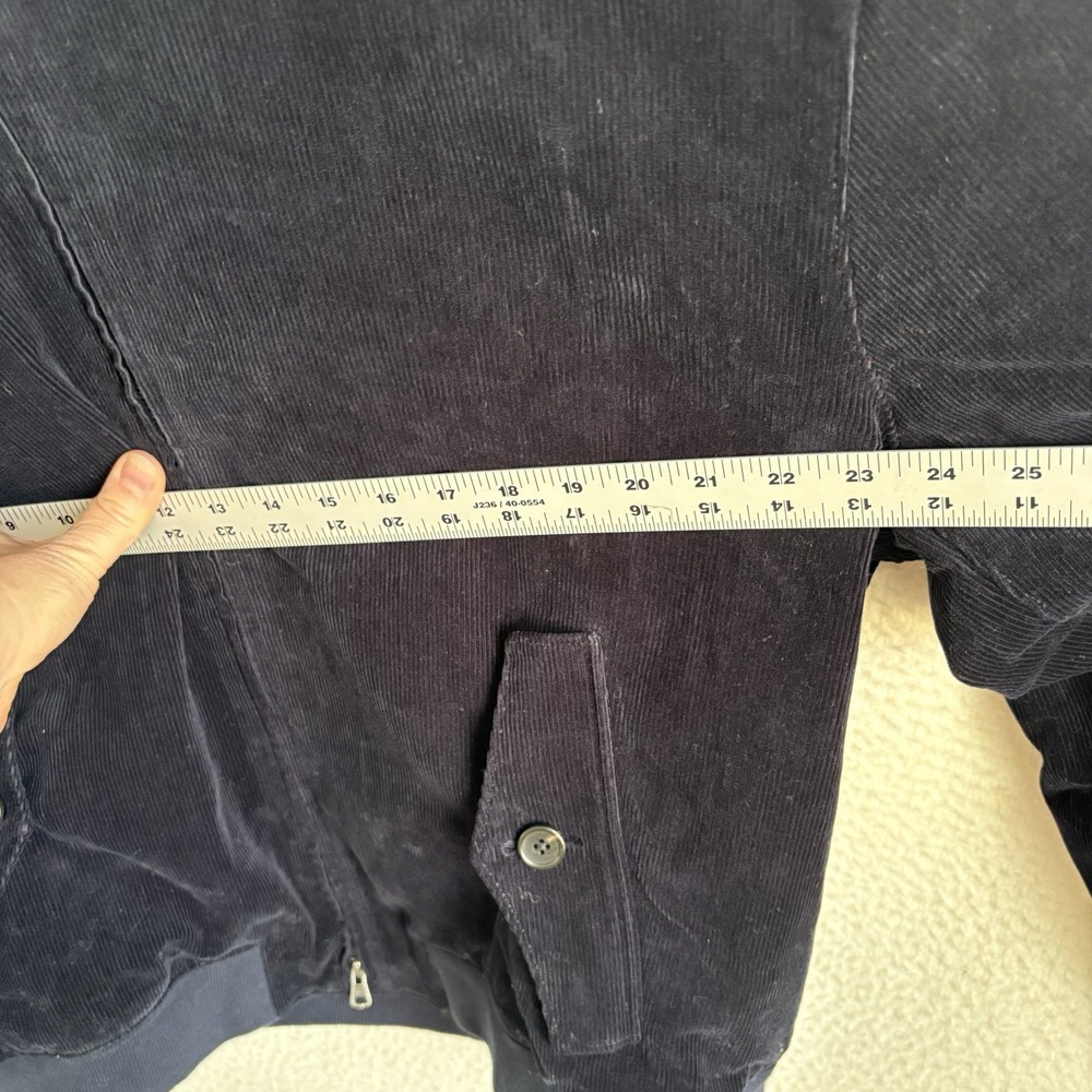 J Crew Harrington jacket in cotton corduroy Men's XL‎ Rich Navy - Picture 6 of 10